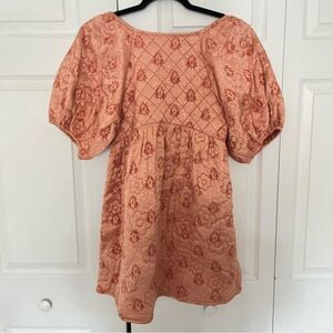 Kimchi Blue Coral Embroidered Dress